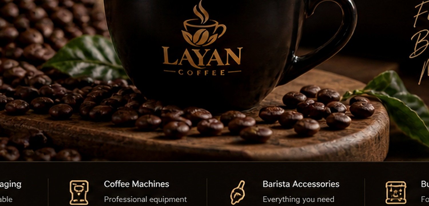 Premium coffee presentation